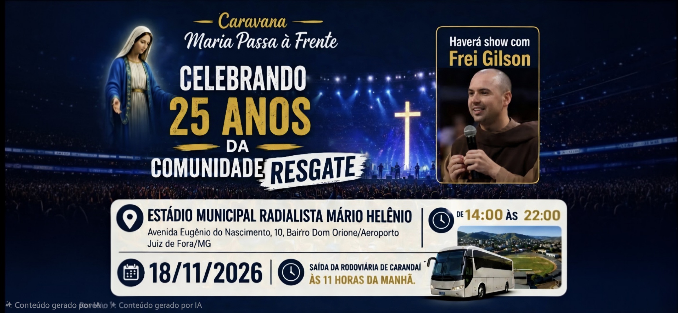 JUBILEU DE PRATA DA COMUNIDADE RESGATE! 🎉